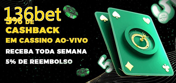 Promoções do cassino ao Vivo 136bet